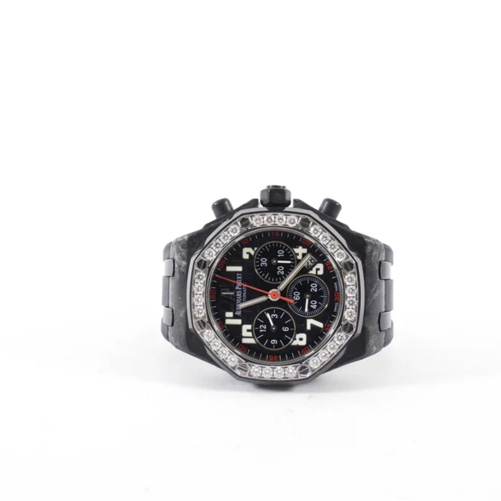 Audemars Piguet Royal Oak Offshore Chronograph Ladies diamond carbon - Picture 3 of 10